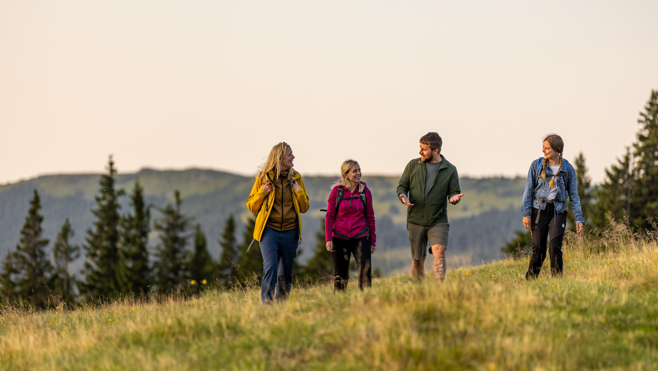 Gemeinsame Wanderung auf den Schwaigen