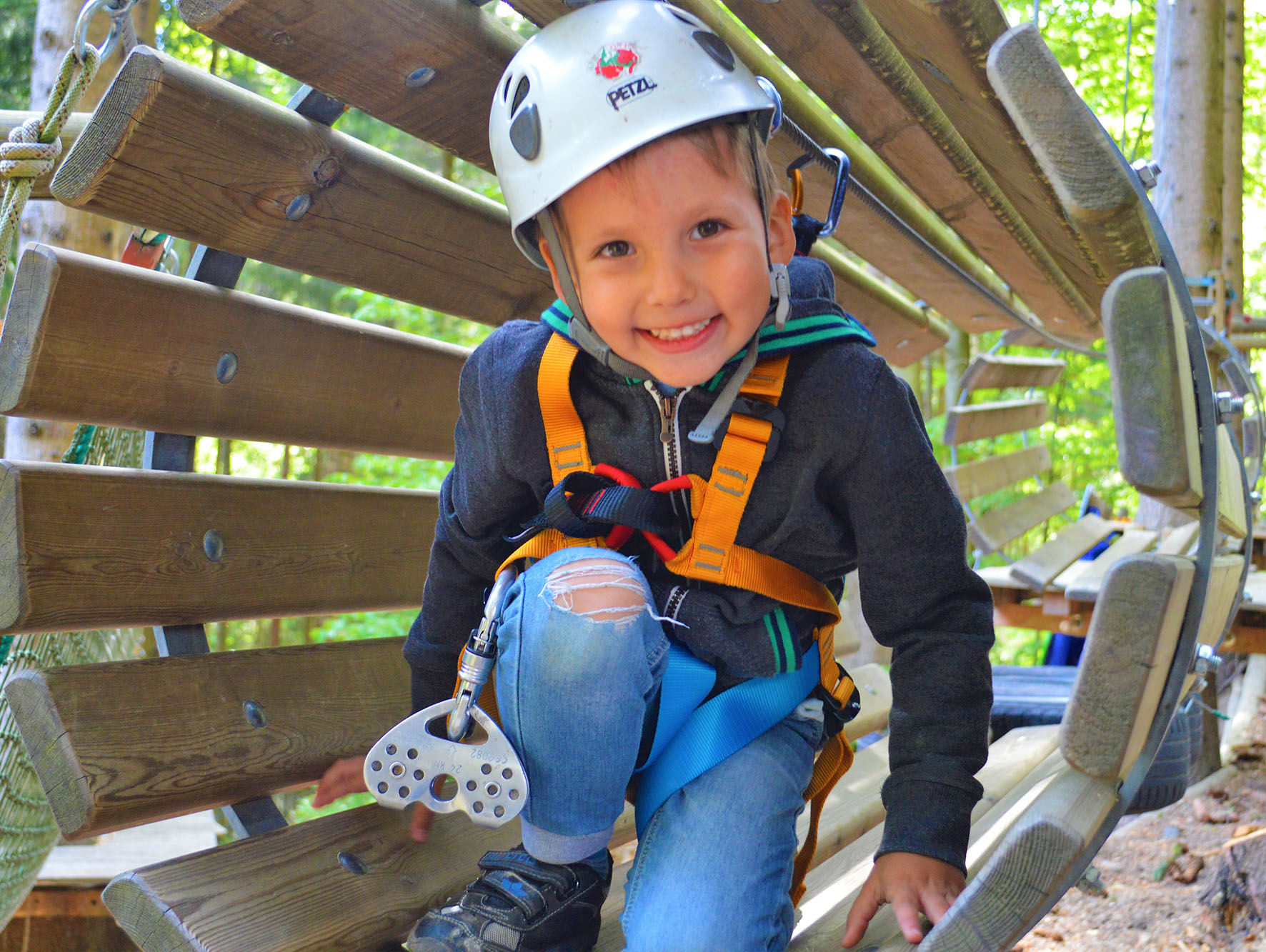 Ab 3 Jahren am Kinderparcours