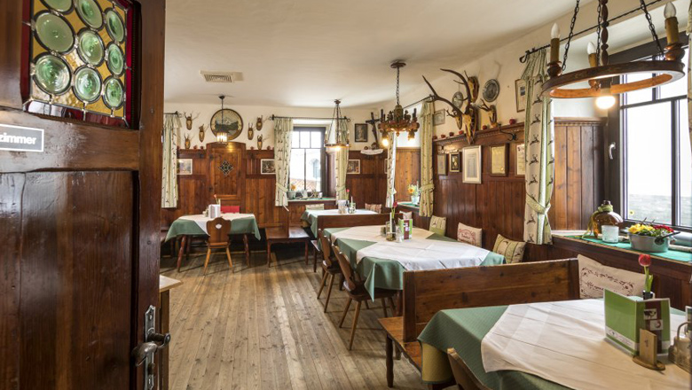 Die Gaststube im Wirtshaus Grüner Baum