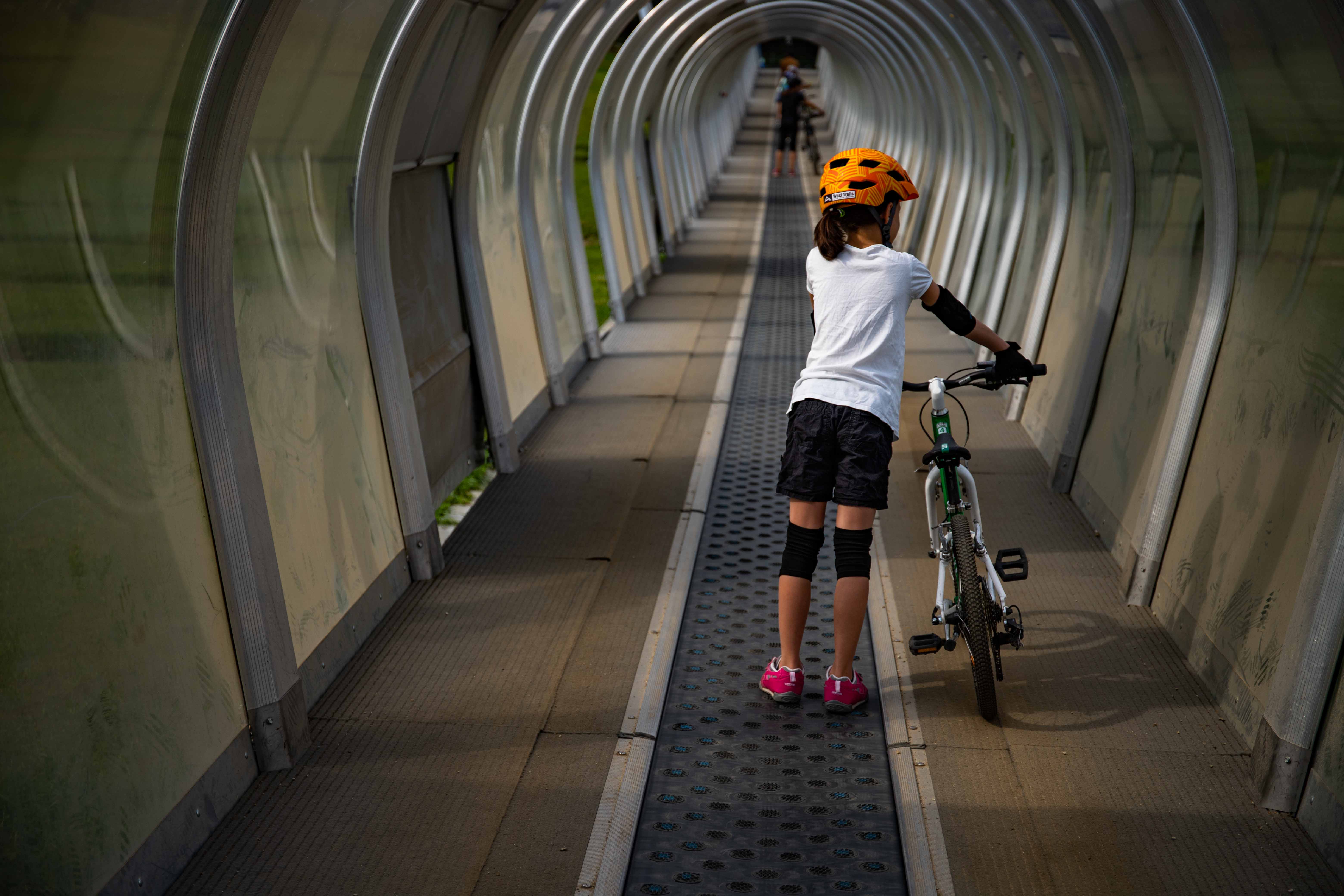 Förderband im Mini Bikepark