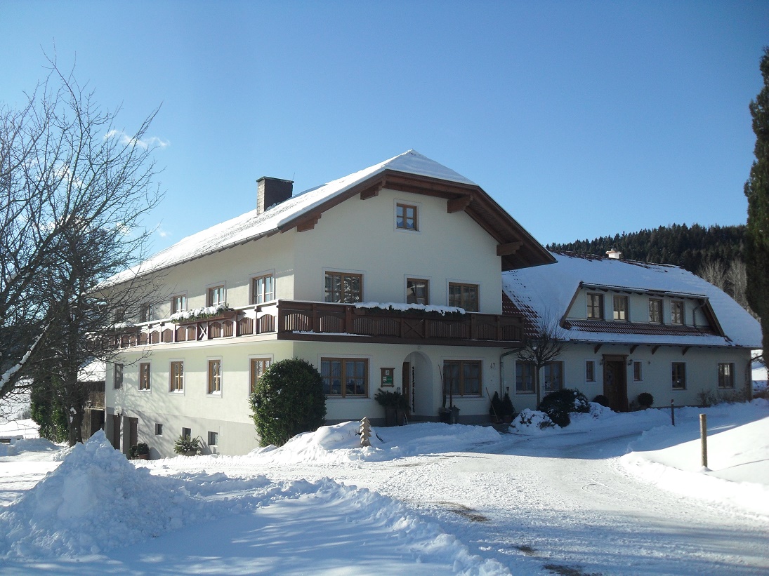 unser Hof im Winter