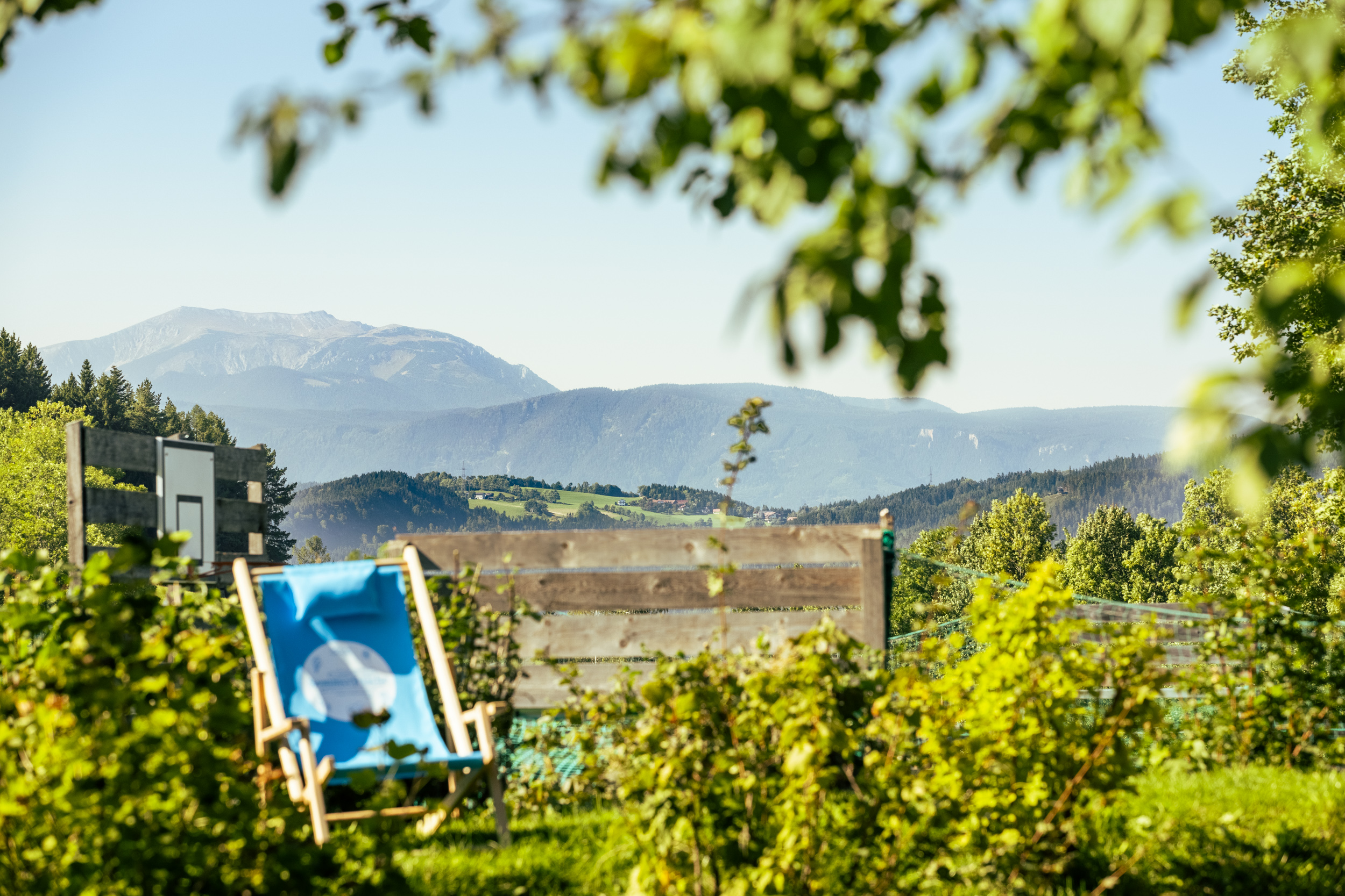 Aussicht vom Garten - Sommerfrische pur 